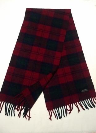 Теплий кашеміровий шарф scotland тканий шалик класичний