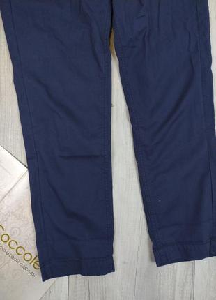 Женские брюки zara синие размер м (46)3 фото
