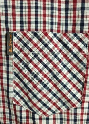 Яркая рубашка в клетку ben sherman
