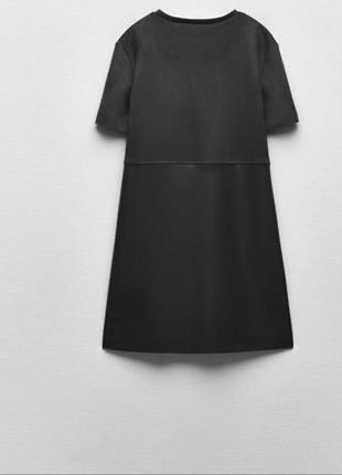Стильное платье-платье zara оригинал4 фото