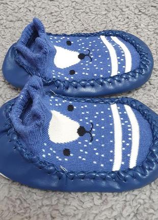 Тапочки для малыша пинетки детские тапочки-носочки-носочки носки обуви6 фото