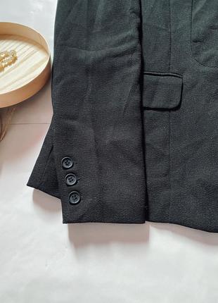Стильний чорний піджак, жакет, довгий піджак3 фото