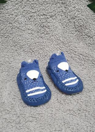Тапочки для малыша пинетки детские тапочки-носочки-носочки носки обуви1 фото