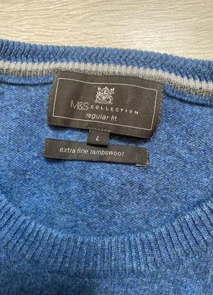 Шерстяний джемпер кофта marks&amp;spencer, l 3