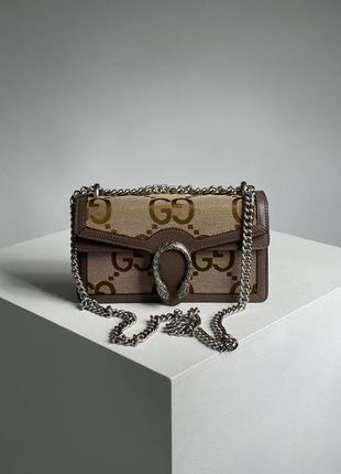 Сумочка gucci dionysus brown small shoulder bag