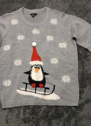Новорічний светр кофта1 фото