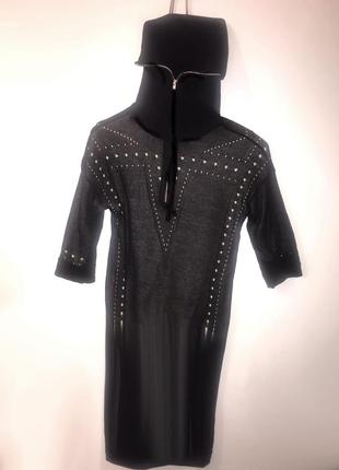 Ажурное трикотажное платье2 фото