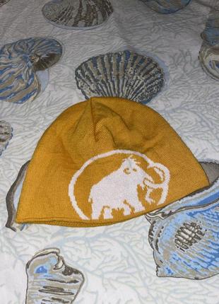 Mammut classic logo beanie трекінг шапка крута спорт стиль