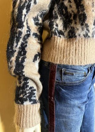 Теплий укорочений светр, м6 фото