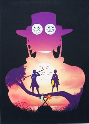 Міні-постери one piece полотно 13*18 см