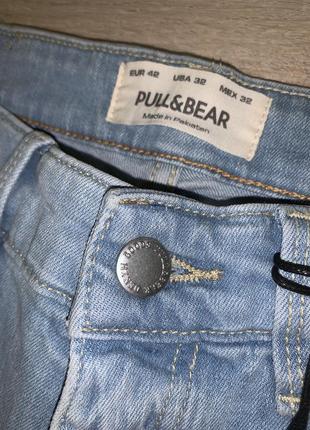 Джинсы «pull and bear» skinny denim узкие2 фото