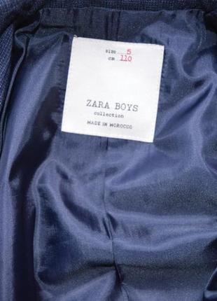 Піджак для хлопчика, 5 , зріст 110 см zara boys8 фото