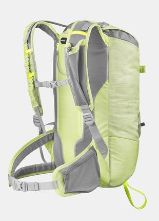 Горнолыжный рюкзак wedze 25л 50 х 25 х 15см фиксация лыж/сноуборда салатовый2 фото