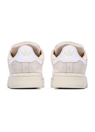 Кросівки жіночі бежеві замшеві adidas campus 00s beige white6 фото