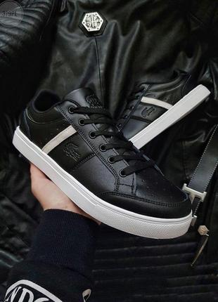 Чоловічі кросівки lacoste black white