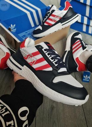 Adidas zx 500 rm white black red