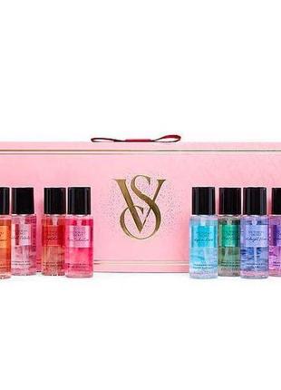 Подарочный набор мистов 12шт. victoria's secret ultimate mist discovery set