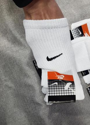 Шкарпетки nike високі білі 41_44р , білі шкарпетки найк, високі шкарпетки найк4 фото