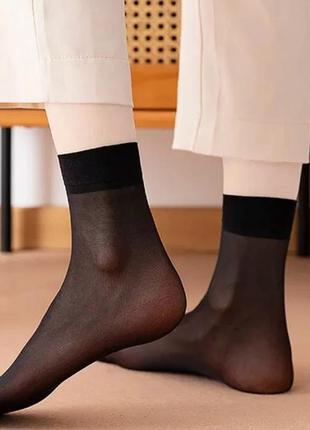 Капронові шкарпетки під туфлі 10 пар чорні