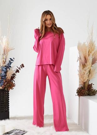 Натуральная домашняя пижама, размеры норма и батал, трендовые цвета
