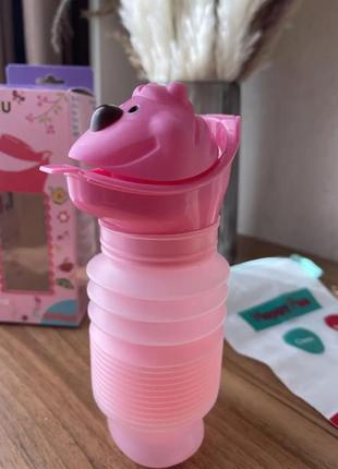 Дорожный детский писсуар , портативный туалет для девочки, писсуар детский дорожный складной