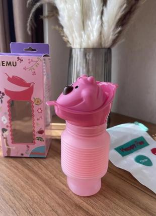 Дорожный детский писсуар , портативный туалет для девочки, писсуар детский дорожный складной