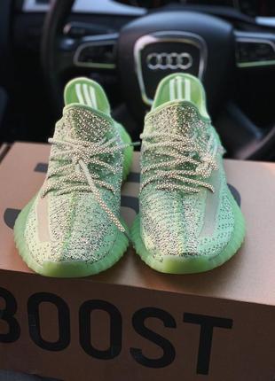 Кросівки adidas yeezy boost 350 full reflective neon кроссовки