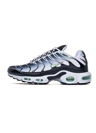 Кросівки жіночі / чоловічі сині / срібні nike air max tn white silver2 фото