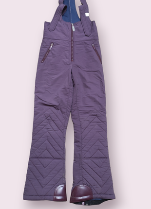 Теплий комбінезон-штани зимовий р 40-42 з високою спинкою