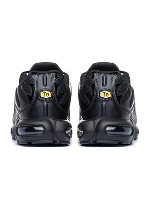 Кросівки жіночі / чоловічі чорні nike air max tn plus black2 фото