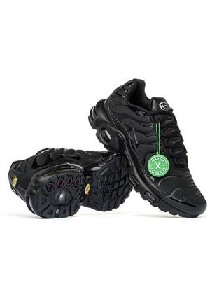 Кросівки жіночі / чоловічі чорні nike air max tn plus black5 фото