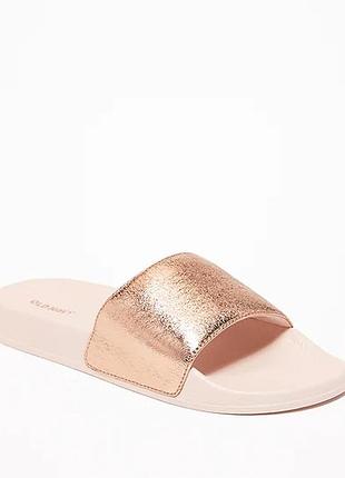 Шлепанцы женские old navy pool slide sandals, р.38-39