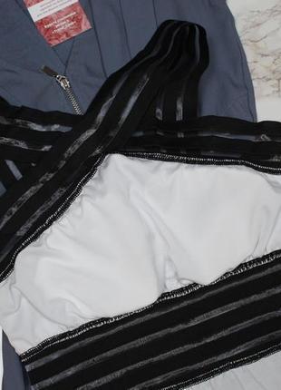 Купальник сдельный цельный слитный монокини с прозрачными вставками новый