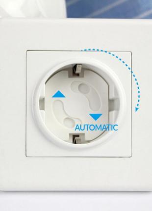 Захист на розетки 10 шт leluno заглушки на розетки для захисту дітей від електрики, заглушки для розеток