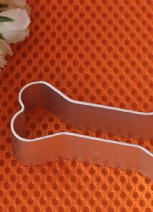 Алюминиевая форма для печенья - косточка