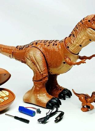 Игрушка yg toys динозавр тиранозавр 50 см на радиоуправлении k43a1 фото