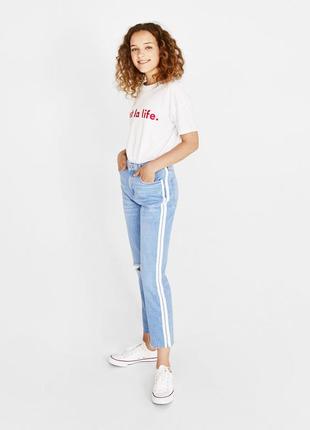 Джинсы mom fit bershka - 36, 38