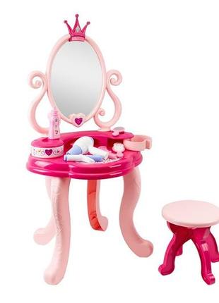 Km8683 іграшка косметичний столик зі стільцем і аксесуарами технок2 фото