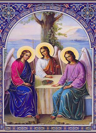 Алмазная мозаика святая троица 40х50см, стратег, sk86012