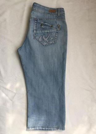 Распродажа! бриджи женские джинсовые раз l (48)4 фото