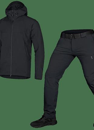 Костюм тактический демисезонный форменный для силовых структур falcon lizard dwb темно-синий, xxl ku-22