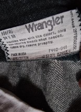 Брендовые фирменные теплые зимние американские джинсы wrangler,оригинал, made in Ausa 🇺🇸размер w34 l38.9 фото