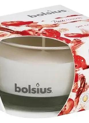 Свеча в стекле bolsius 63/90 мм get cozy