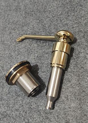 Дозатор для мыла врезной, дозатор мыла для раковины, кухонный дозатор врезной,...