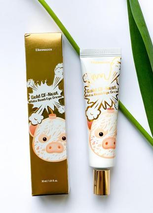 Elizavecca gold cf white nest bomb eye cream крем для очей з ластівчиним гніздом