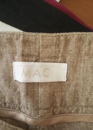 Брюки лен mac jeans6 фото