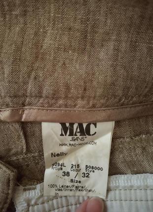 Брюки лен mac jeans7 фото