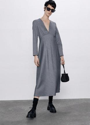 Платье миди zara