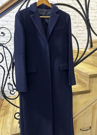 Шерстяне пальто максі msgm3 фото