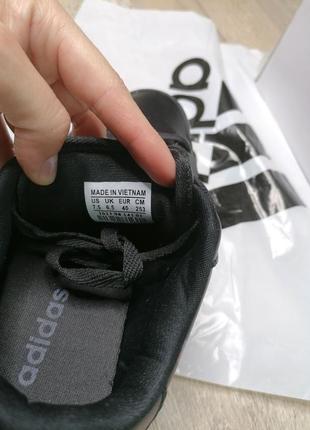 Кросівки в стилі adidas чорні5 фото